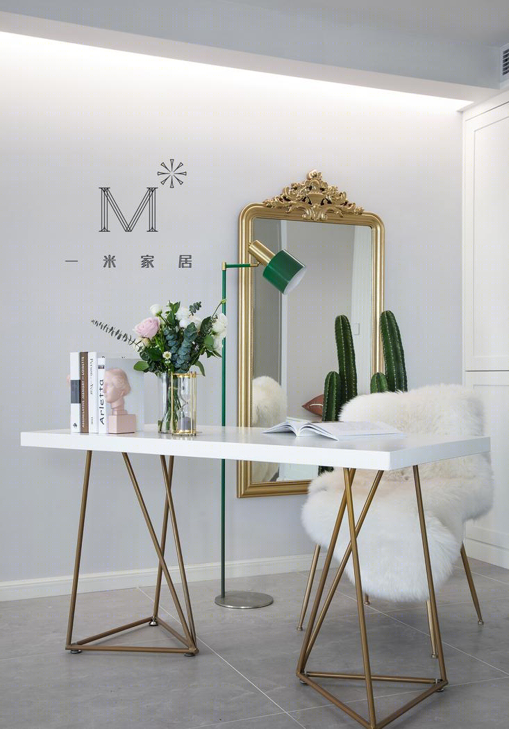 【一米家居】Miss charming 110m²美式混搭-13