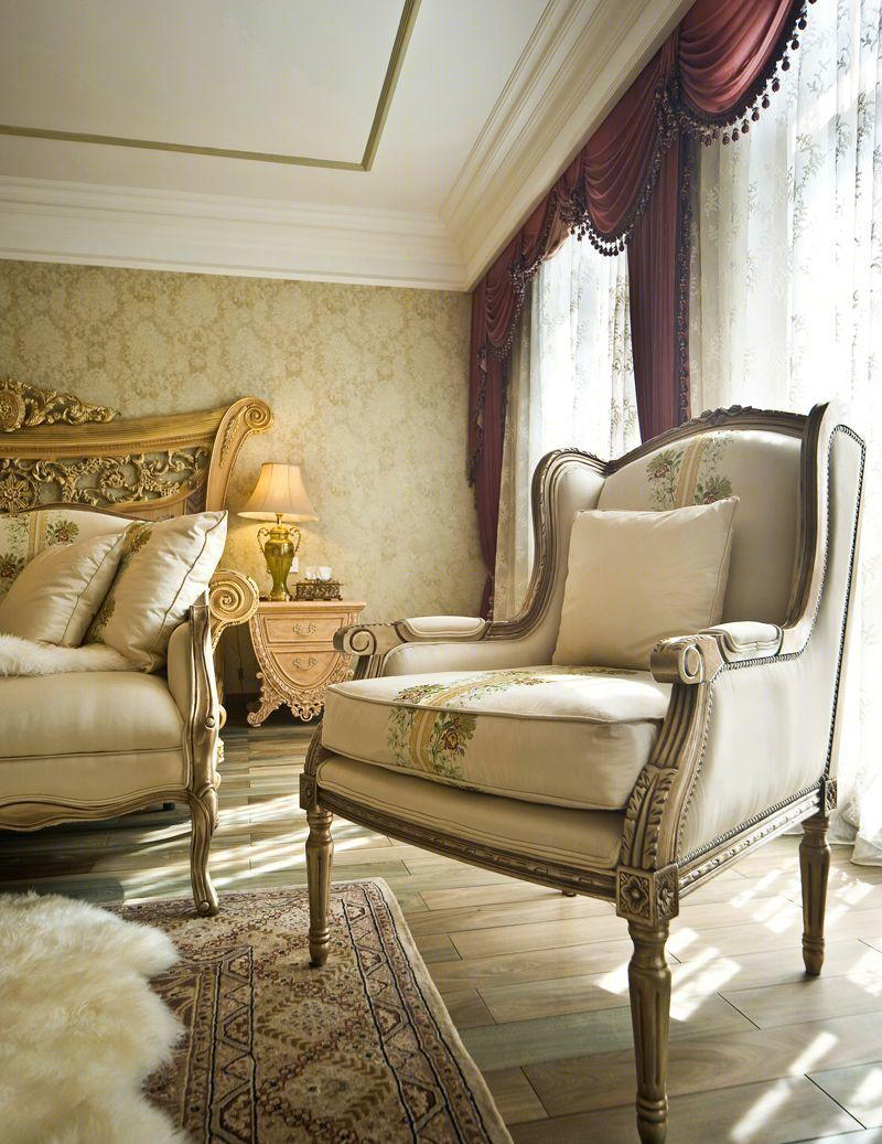 罗峰打造深圳水榭山别墅浪漫美式空间-14