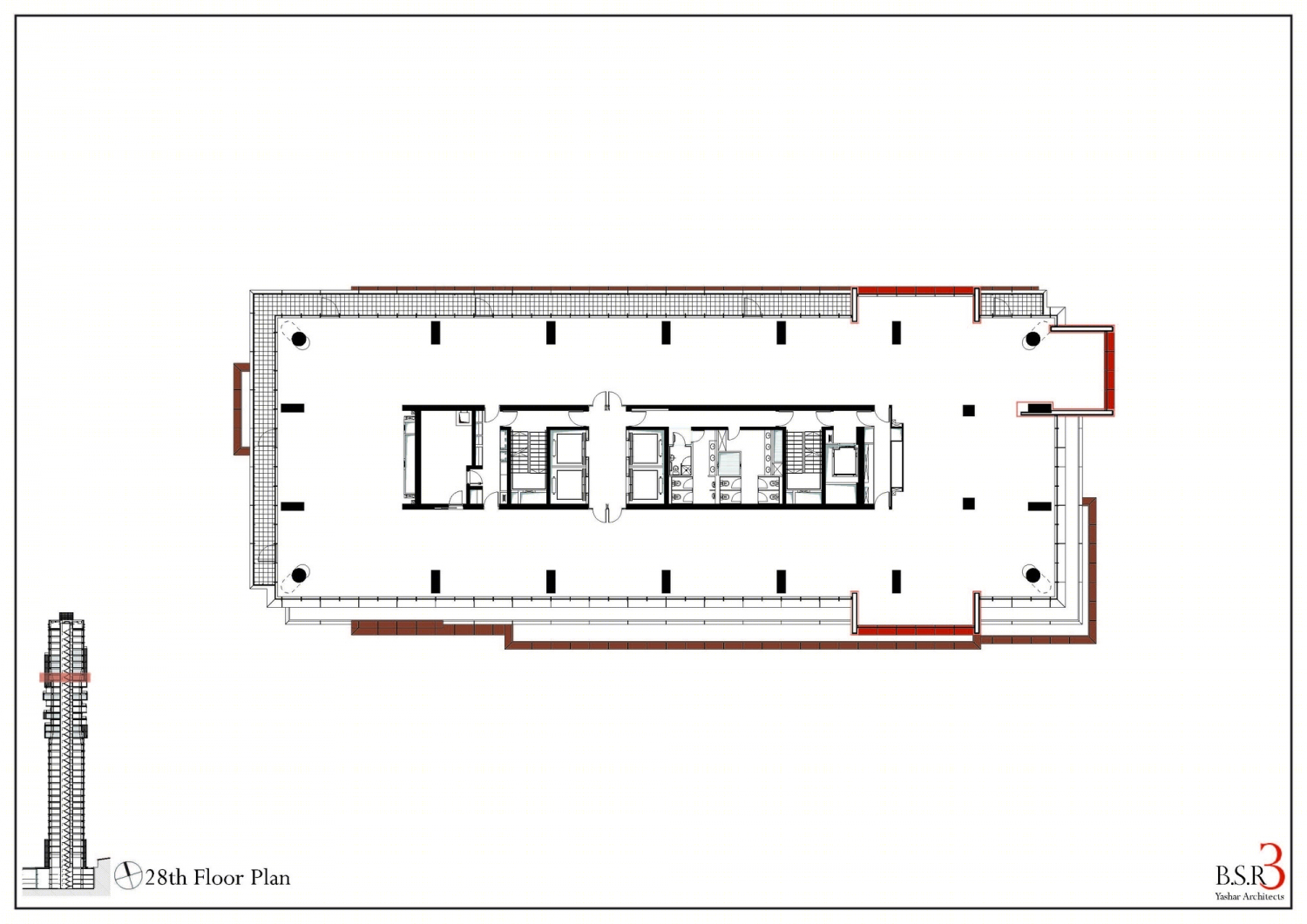 特拉维夫创新垂直商务中心 · BSR 3+4丨Yashar Architects-47