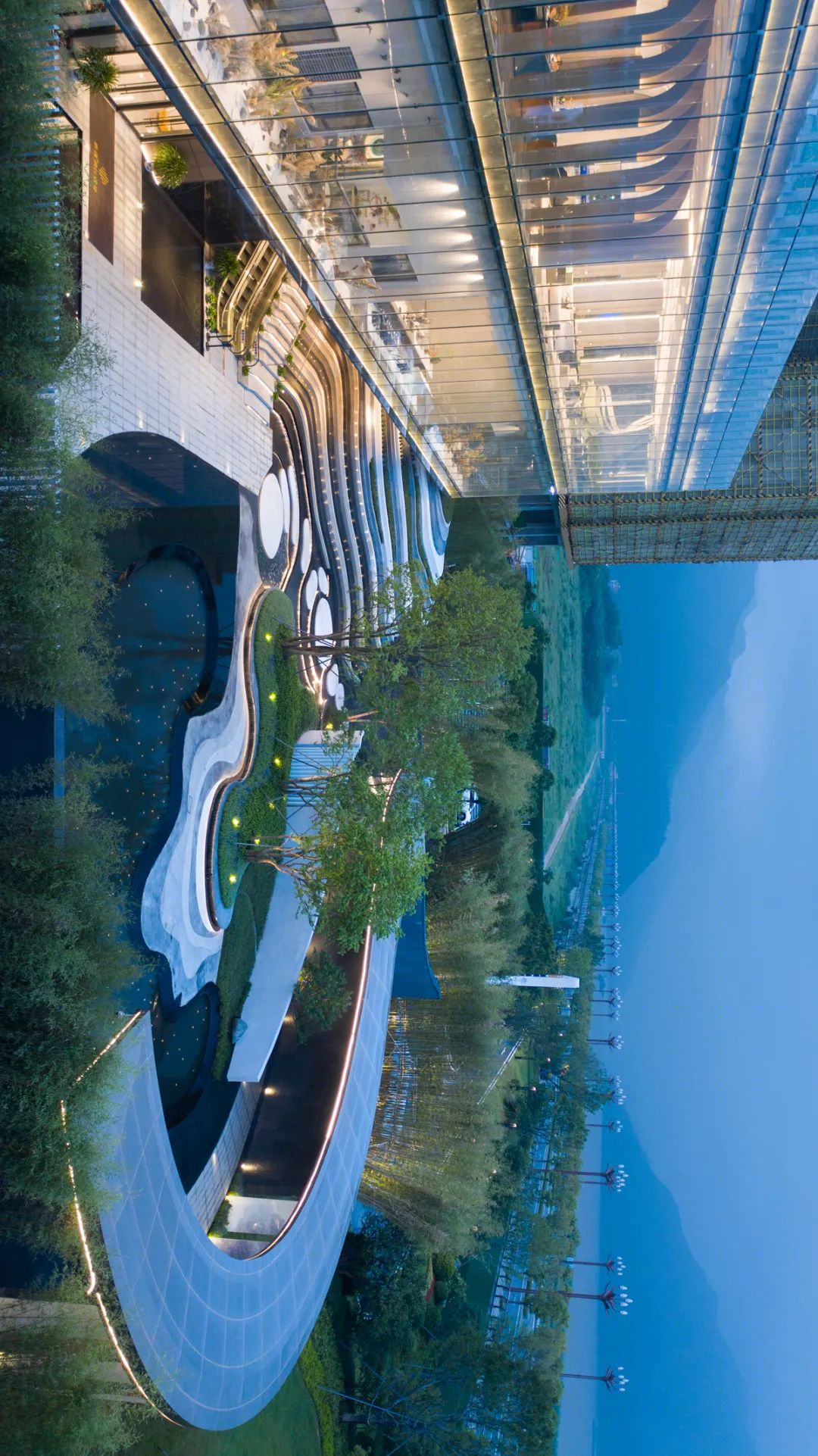世茂滨江壹号 | 水墨画卷中的景观设计-8