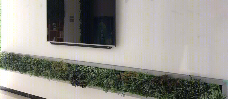 拥有生态及仿真植物的墙体花园-16