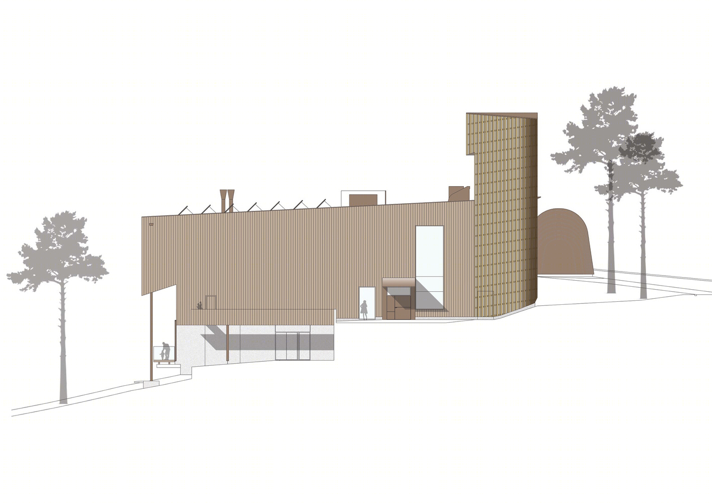 哈尔提亚 · 融入自然的芬兰自然中心（Finland HalTia Nature Center）丨Lahdelma & Mahlamaaki · Office Profile-70