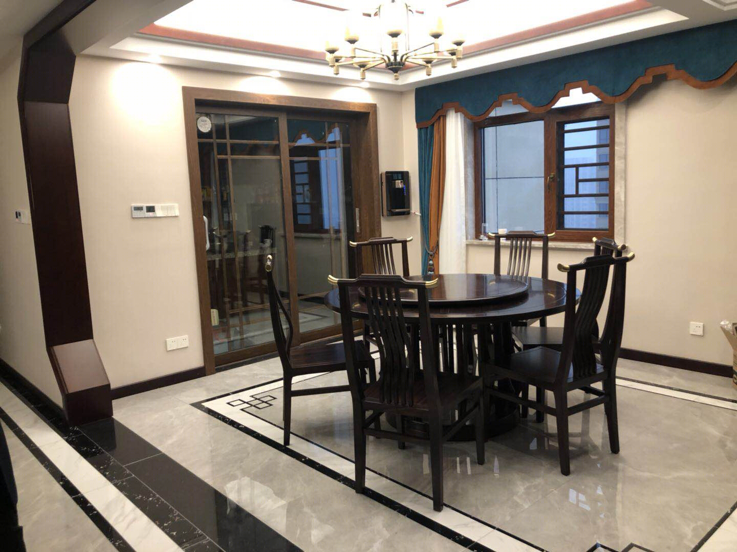新中式风格"烟霞时光"家庭空间设计-2