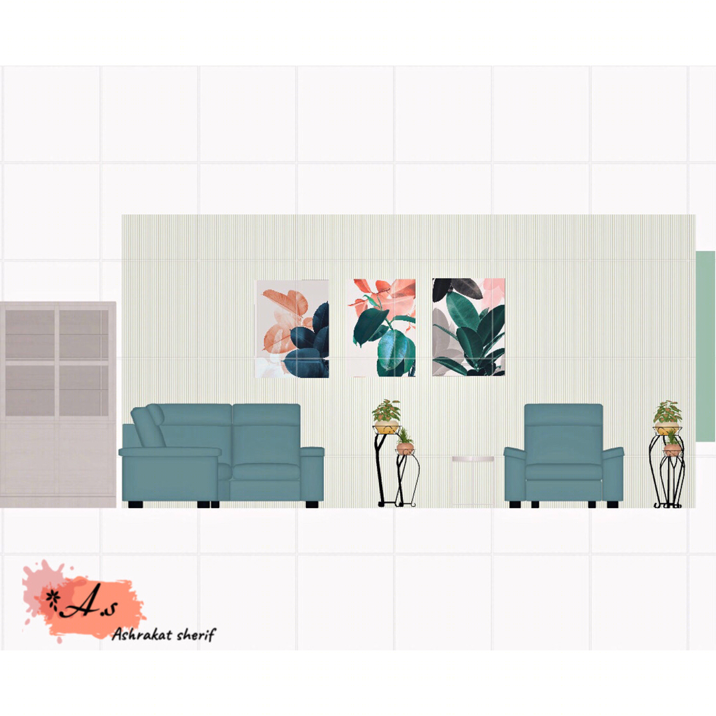 Villa project ( ground floor level )-8
