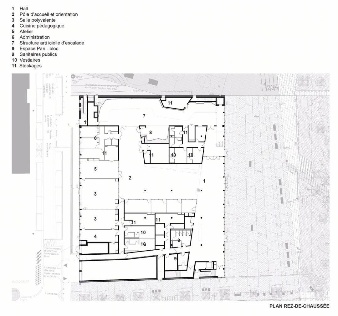 勒阿弗尔市双坡屋顶多功能运动中心丨法国丨K architectures Sigwalt Herman-39