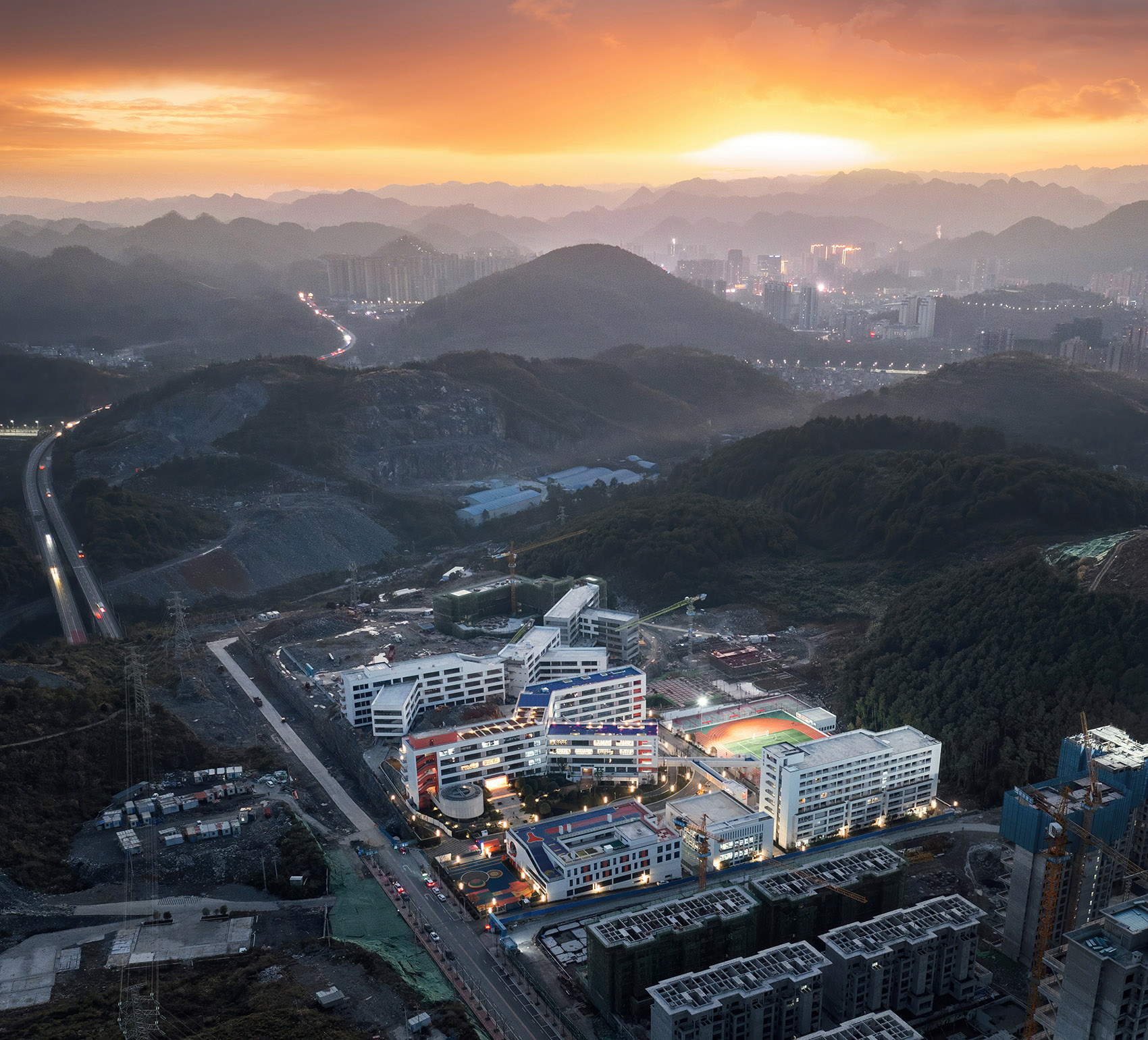吉首中驰·湘郡礼德学校丨中国湘西丨山东建筑大学建筑城规学院象外营造工作室-107