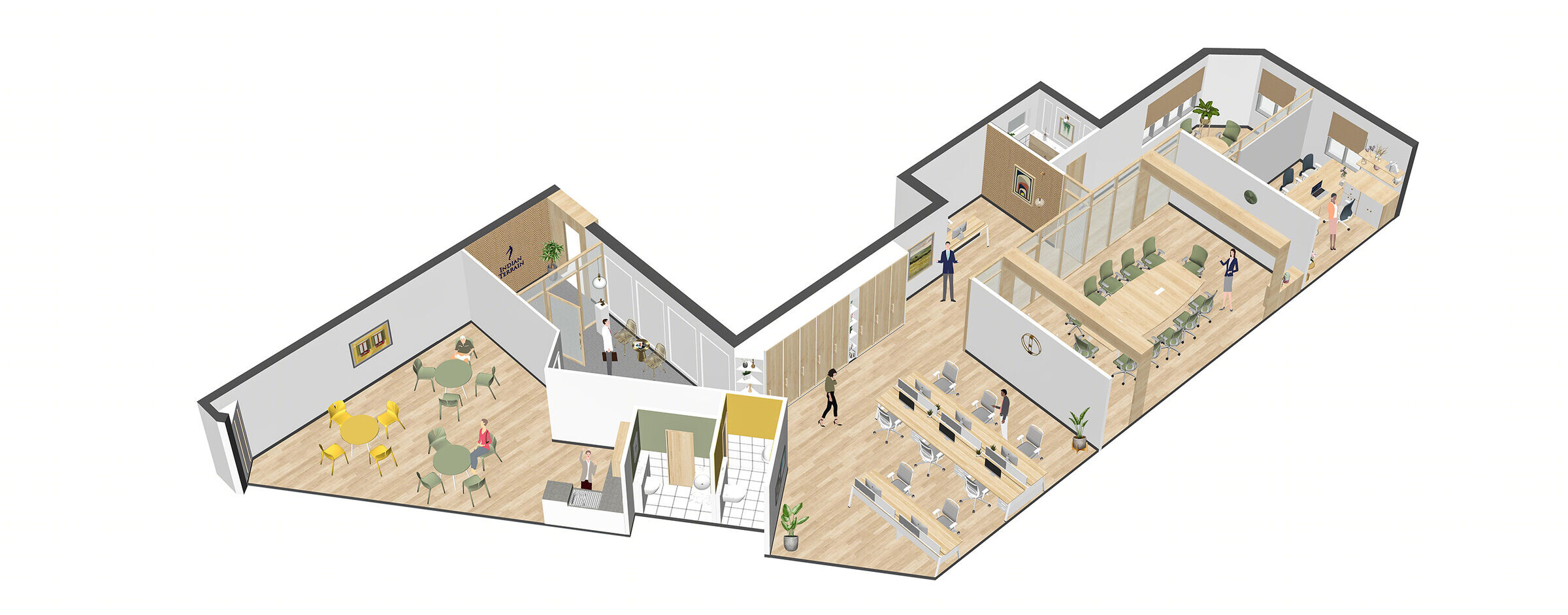 印度 Terrain City Office丨Empatio Architecture-29