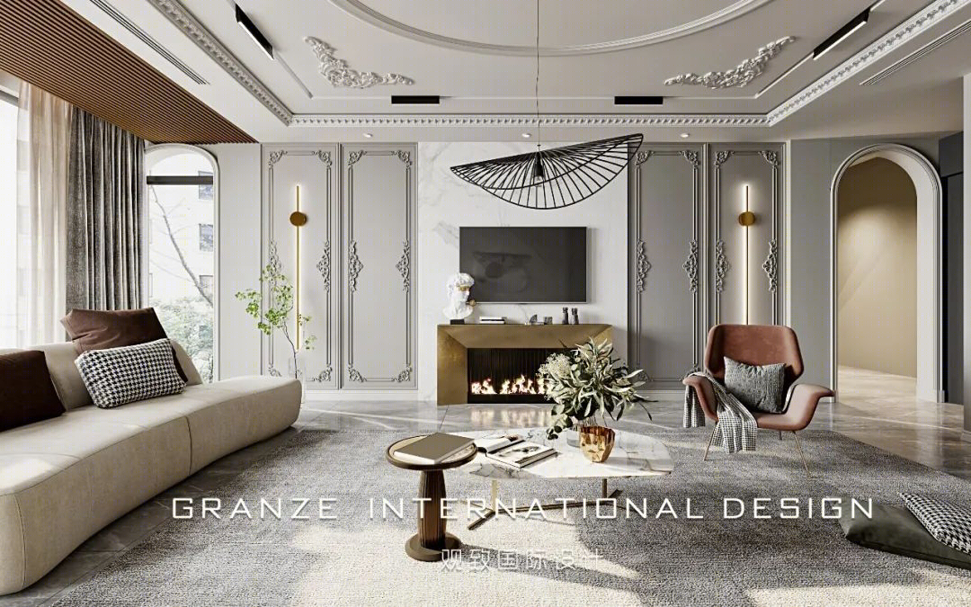 白鹭湖和园-- 法式当代优雅，尽显空间平衡和谐之美-15