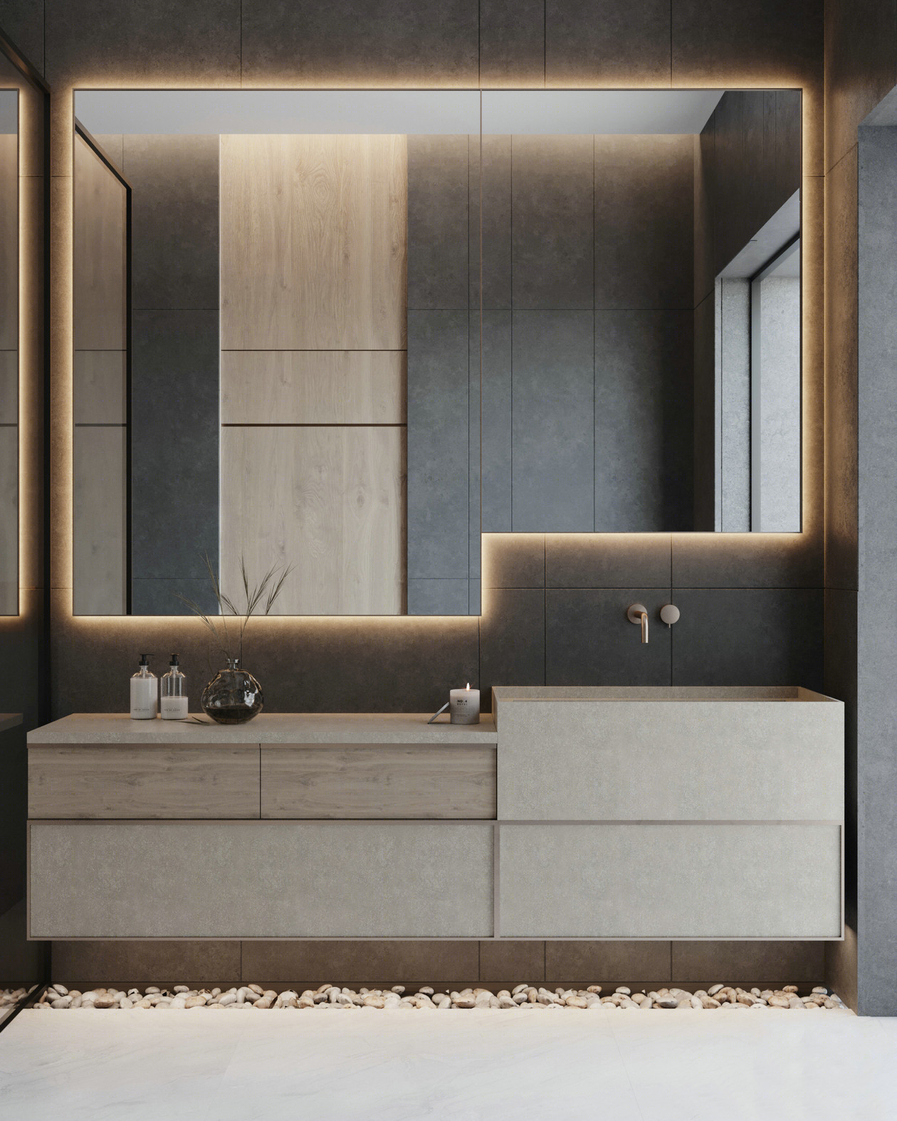 原木与灰色 打造出永恒不变的高雅品位-15