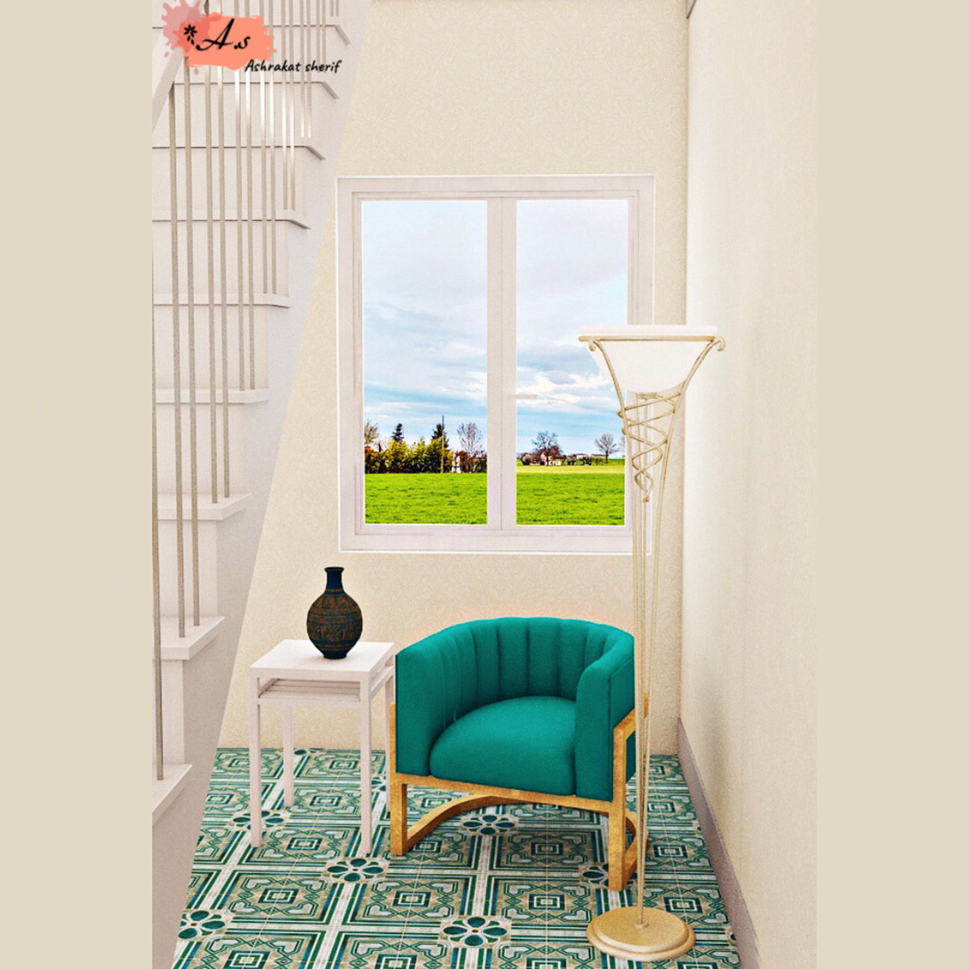 Villa project ( ground floor level )-9