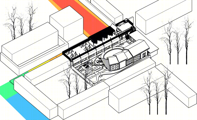河北满城龙门山舍·鲤鱼造型新建筑的室内设计-11