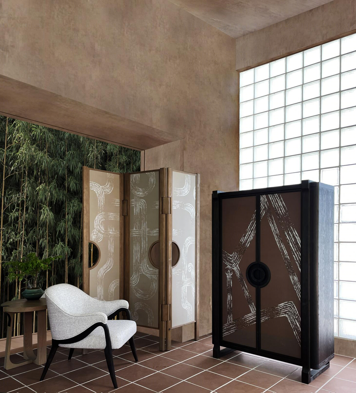 André Fu 新作 | 艺术装饰花园系列家具,融合日本禅意与 Art Deco 风格-13