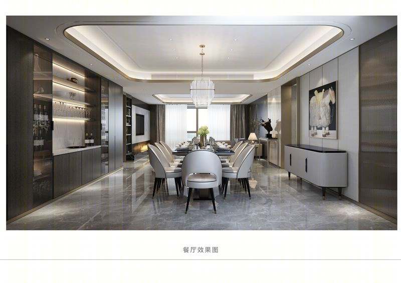 烟台天马相城豪景苑现代东方风格家居设计-16