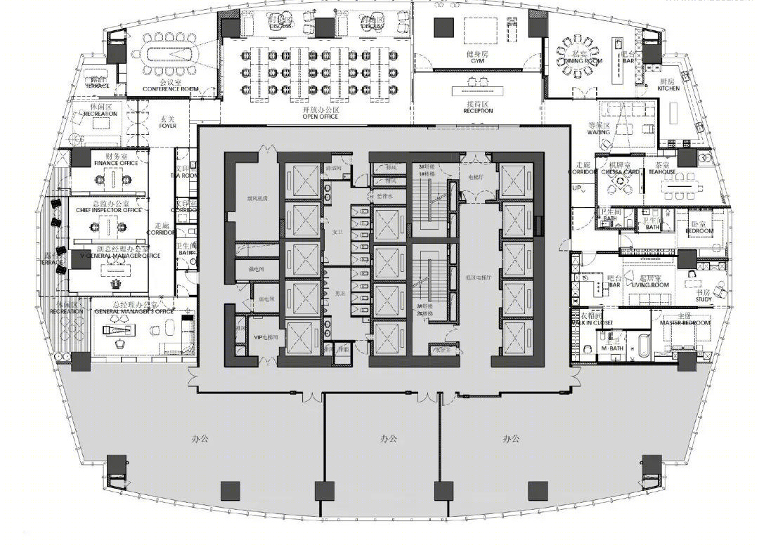 西安高新区 NEWORLD 办公会所丨中国西安丨舍社建筑设计(上海)-54