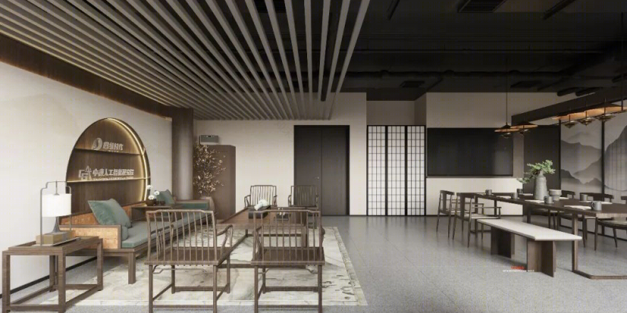 北京新中式办公室设计丨中国北京丨力高(潮州)装饰工程有限公司-6