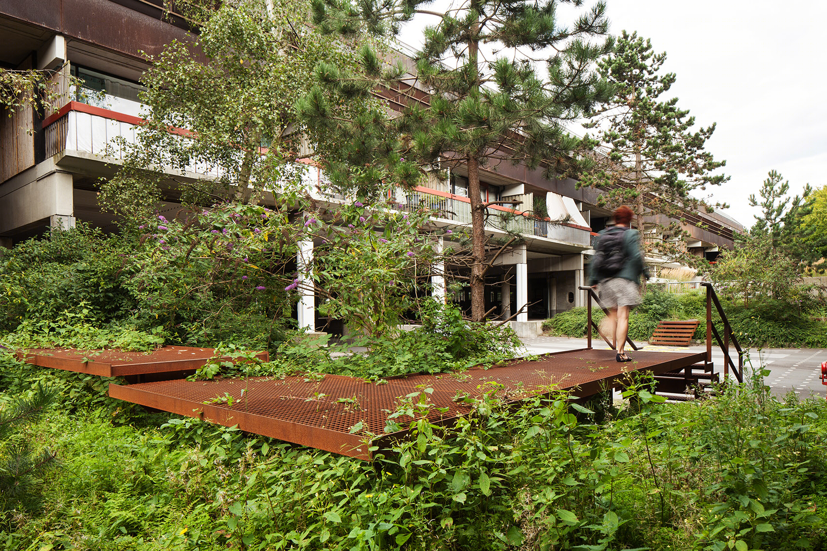 丹麦 Farum Midtpunkt 社会住宅景观-3
