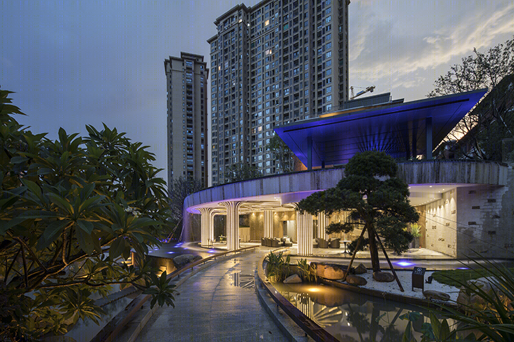 福州金辉溪溪里新中式住宅景观-14