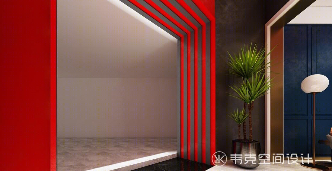 色彩与材质的完美碰撞 | 现代涂料店设计解析-0