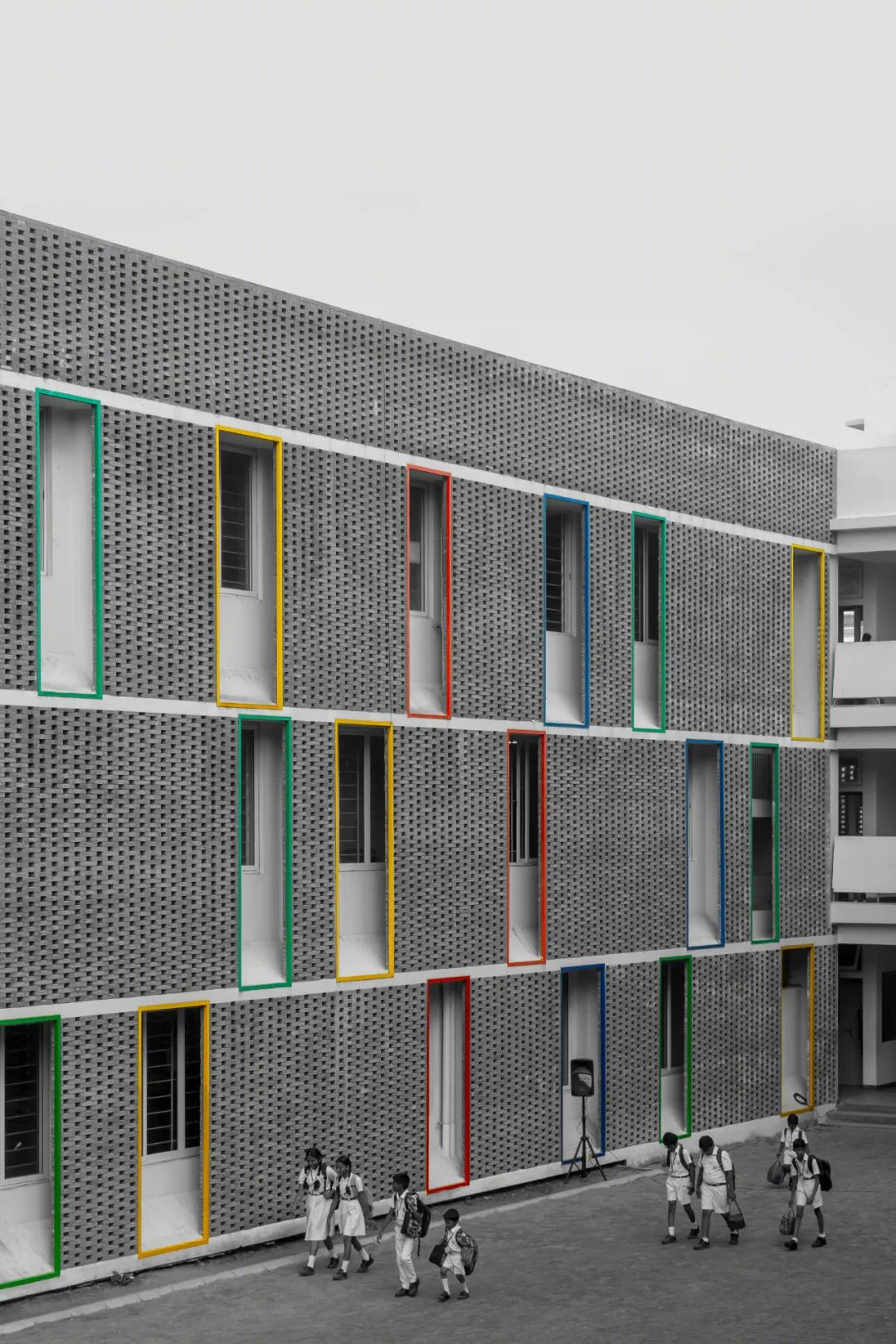 孟买 Maharishi Vidya Mandir 学校丨印度丨KSM Architecture-14