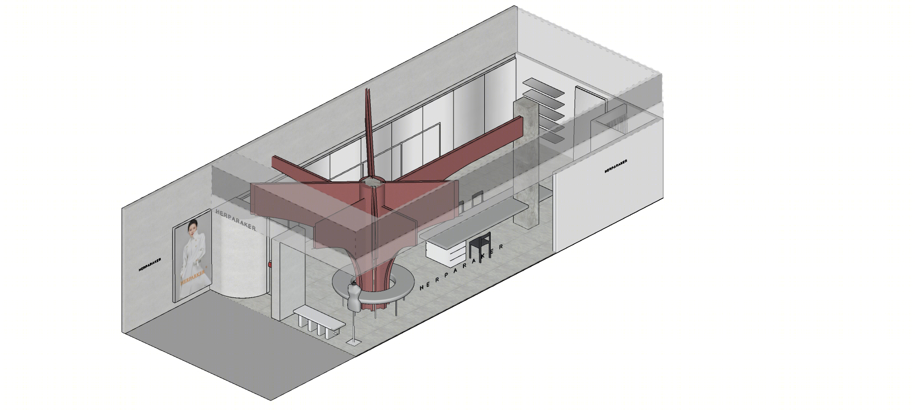 深圳南油 HERPARKER 概念店丨中国深圳丨LubanEra·Design 鲁班时代建筑装饰设计-16