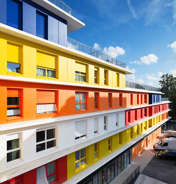 法国 TremblayenFrance 公寓建筑丨B plus C architectes-8