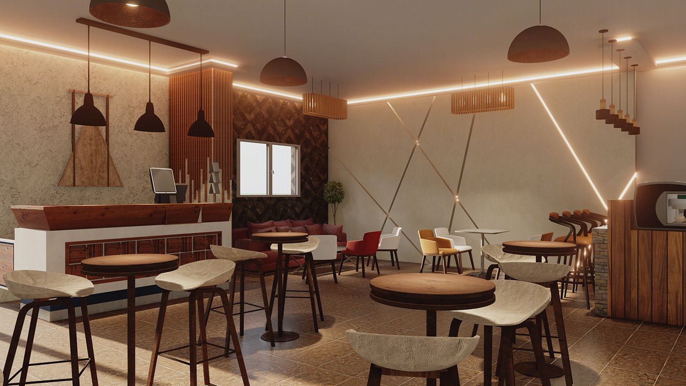 Interior design for a restaurant-6