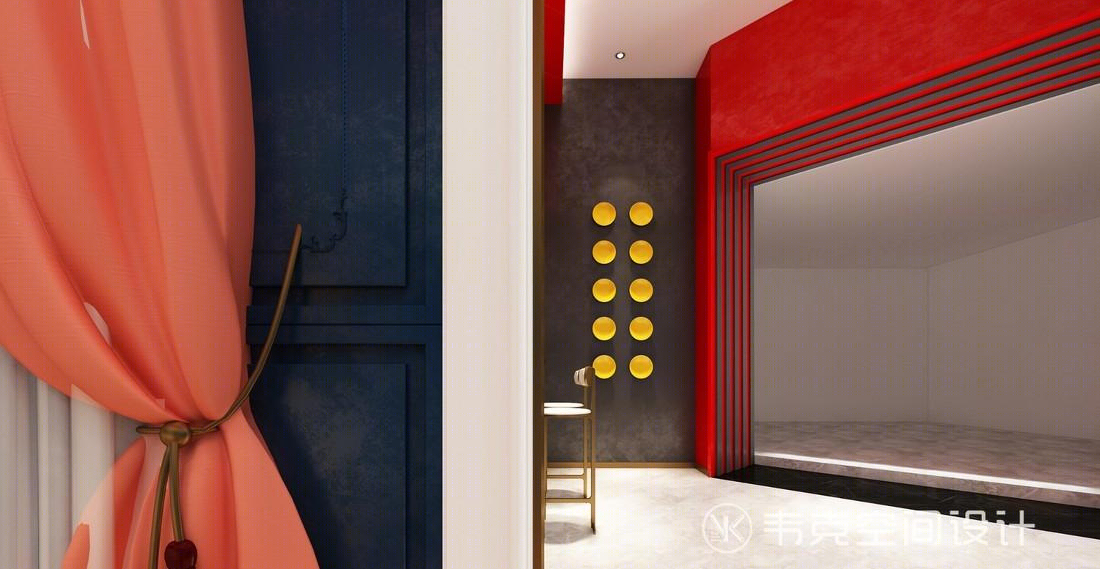 色彩与材质的完美碰撞 | 现代涂料店设计解析-2