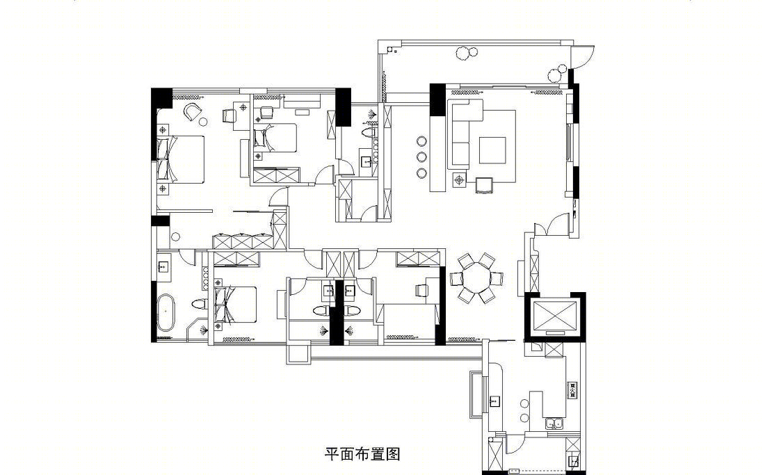 盛迪嘉大平层之家丨兆石设计-28