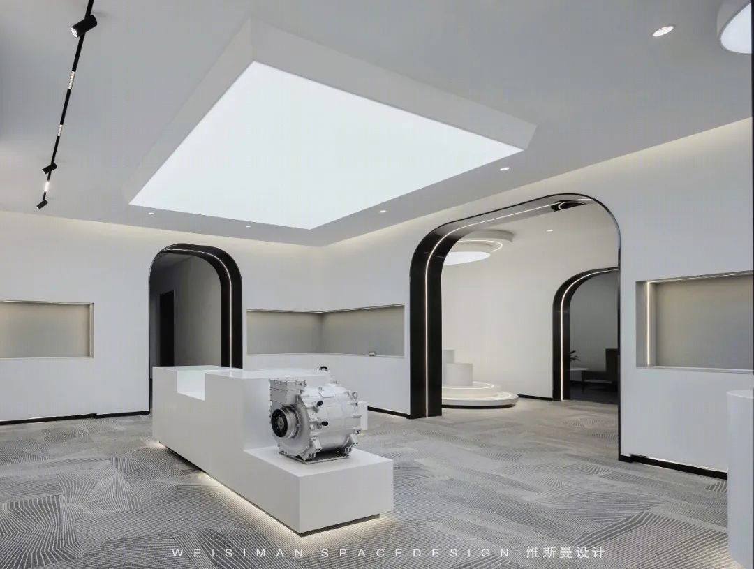 现代极简科技感展厅设计丨中国苏州丨维斯曼全案设计-19