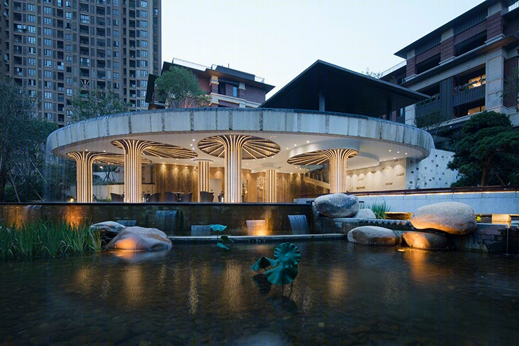 福州金辉溪溪里新中式住宅景观-17