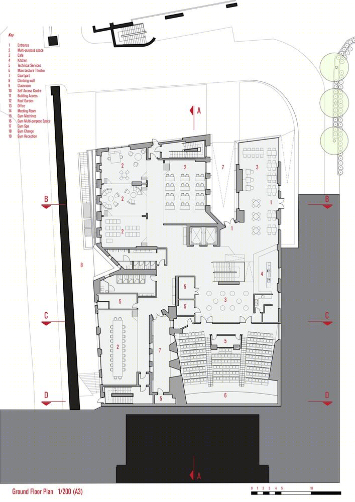 土耳其伊兹密尔经济大学外国语教学楼丨AUDB Architects-111