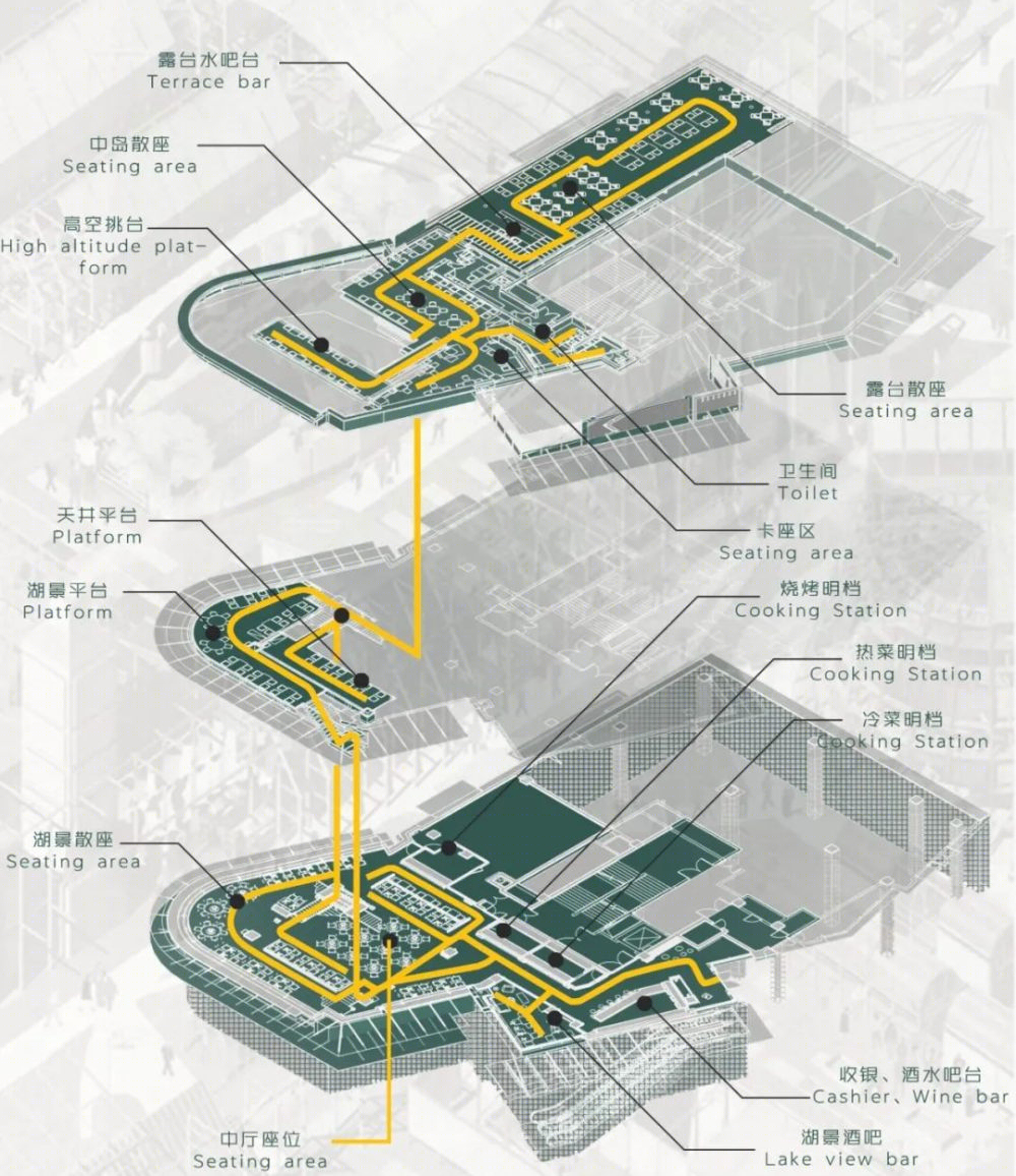 虾班打卡龙虾馆·夜宵文化的餐饮空间设计-18