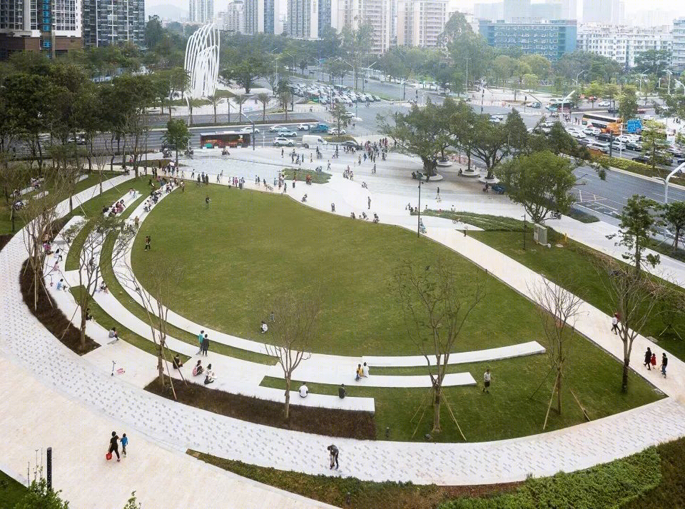 深圳宝安中心区四季公园——融合景观与活动的门户公园-15
