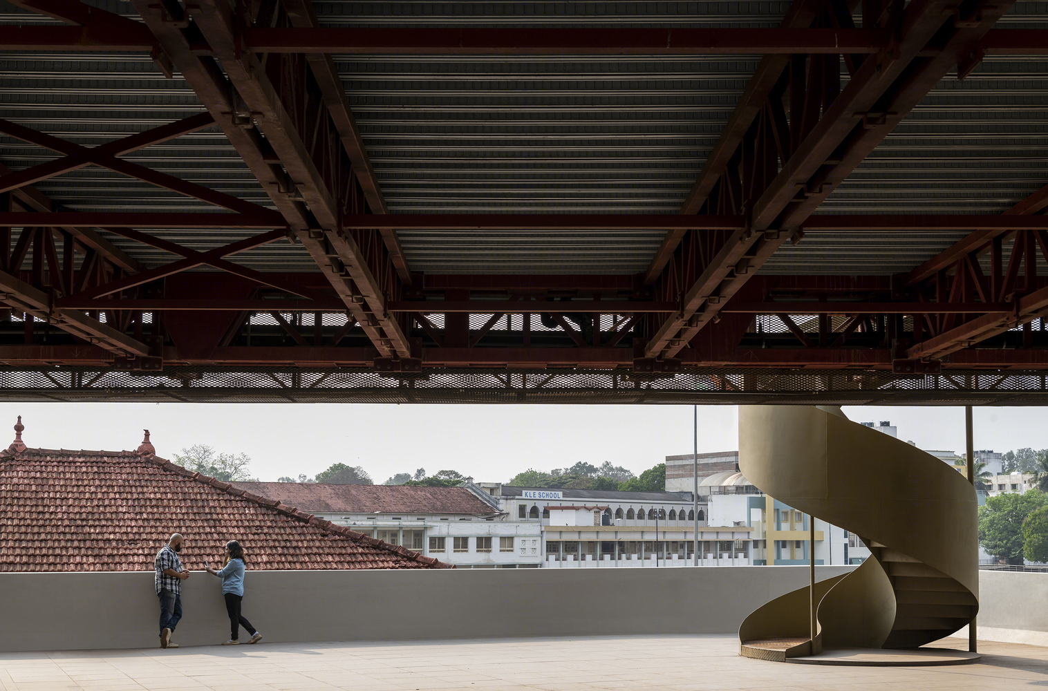 印度 HOVER SPACE · 巧妙融入历史校园的现代延伸丨Thirdspace Architecture Studio-14