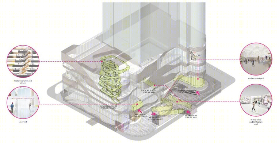 瑞安新天地广场改造丨中国上海丨天华建筑,UNStudio,KokaiStudios-22