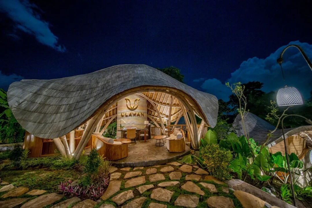 印尼零碳竹子疗养院 | 自然与设计的完美融合-35