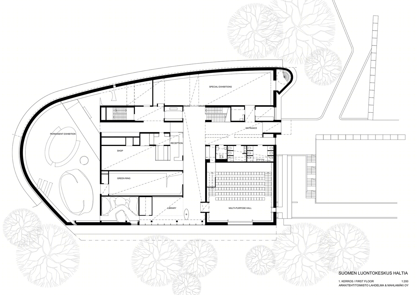 哈尔提亚 · 融入自然的芬兰自然中心（Finland HalTia Nature Center）丨Lahdelma & Mahlamaaki · Office Profile-75