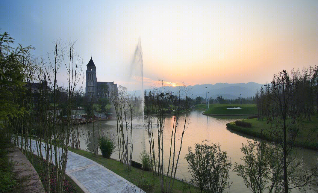 重庆金科廊桥水乡住宅景观-18