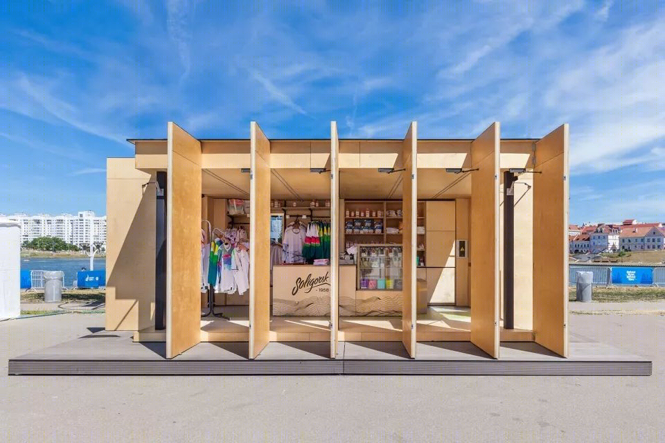 白俄罗斯 Soligorsk 活力展亭,简约环保设计诠释城市品牌-6