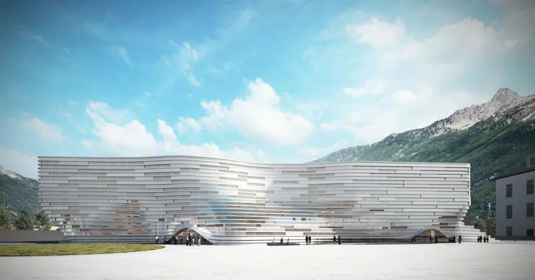 瓦莱达奥斯塔大学新校区——有机“冰山”校园，彰显地域文化特色-128
