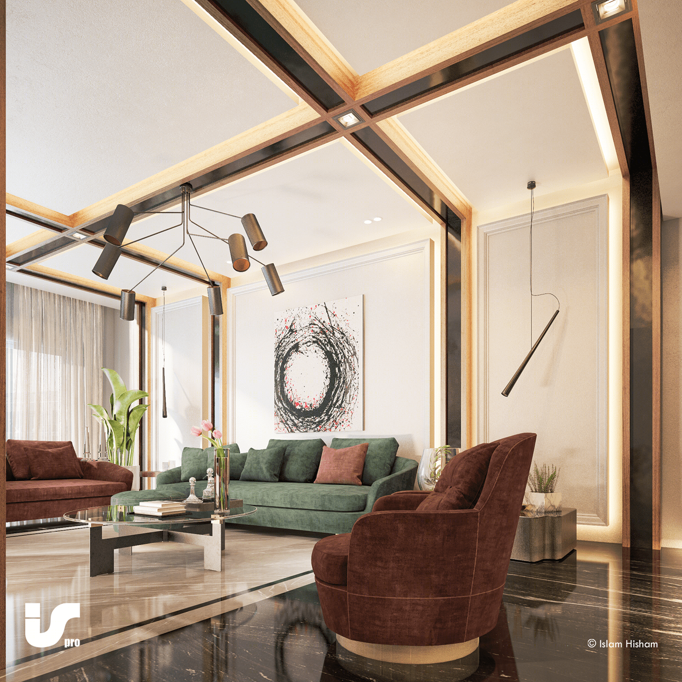 埃及新开罗 Dayar Park 别墅接待大厅丨埃及开罗-10