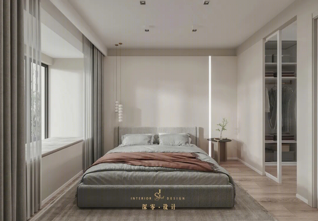 95㎡婚房诗意改造丨中国合肥丨深零设计-29