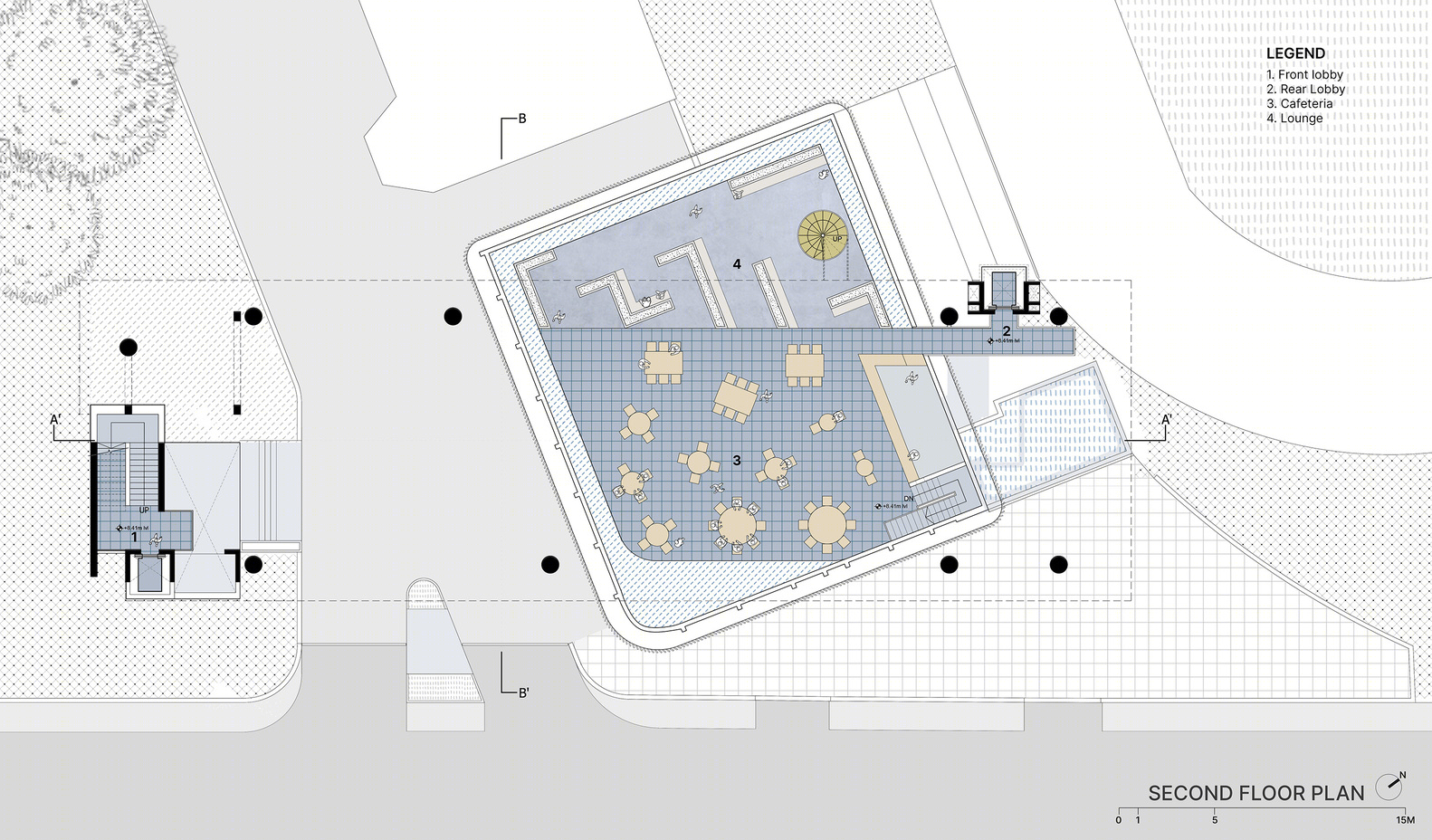 印度 HOVER SPACE · 巧妙融入历史校园的现代延伸丨Thirdspace Architecture Studio-15