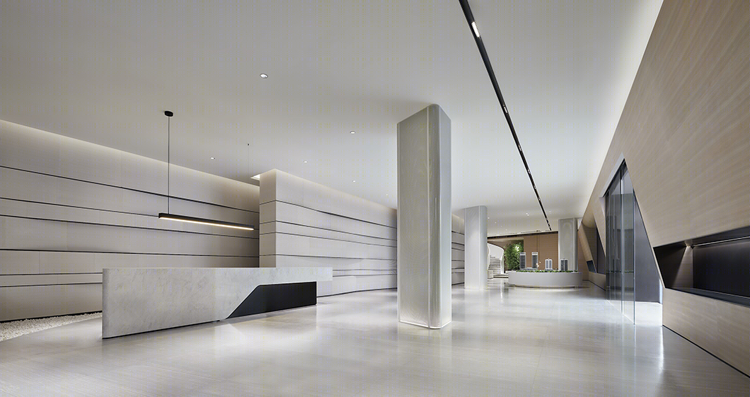 方磊的“水”元素设计 | 常熟昆承状元里售楼处的简约美学-6