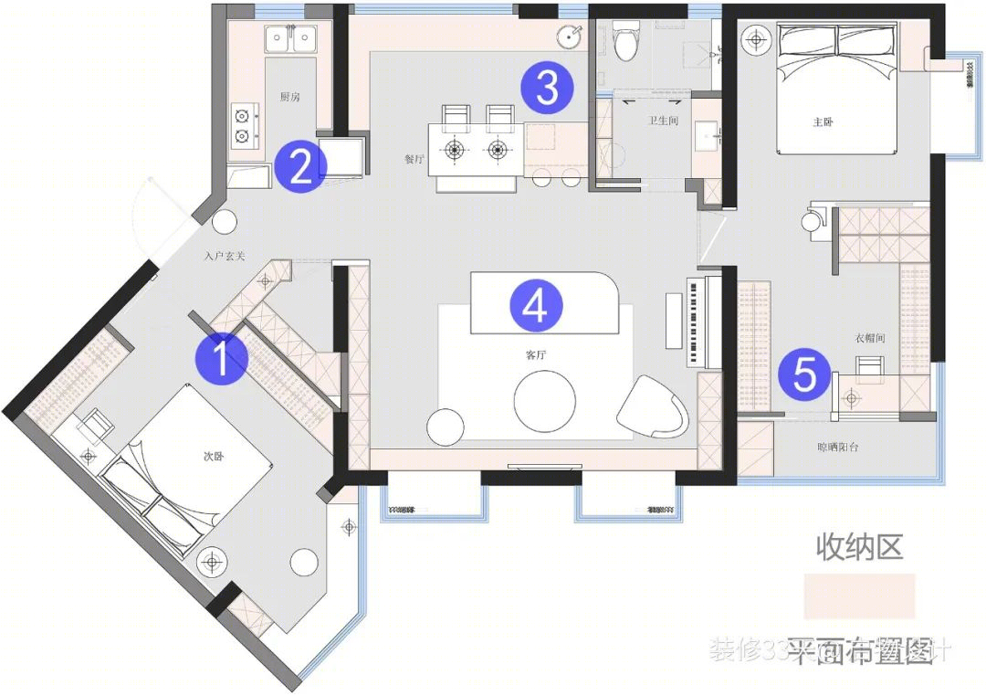 深圳 119 平温柔奶油色美宅丨中国深圳丨启物设计（深圳）-5