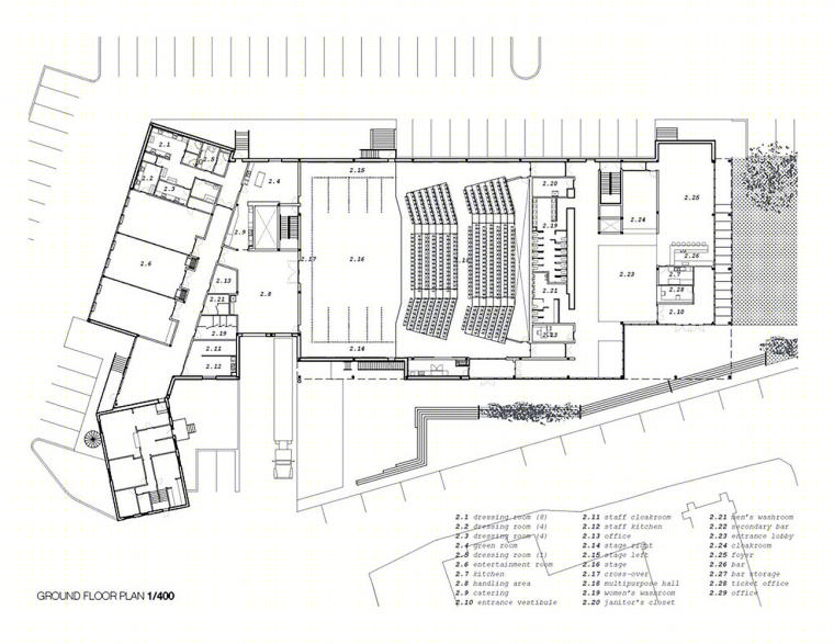 加拿大蒙洛里耶多功能剧院丨Les architectes FABG-33