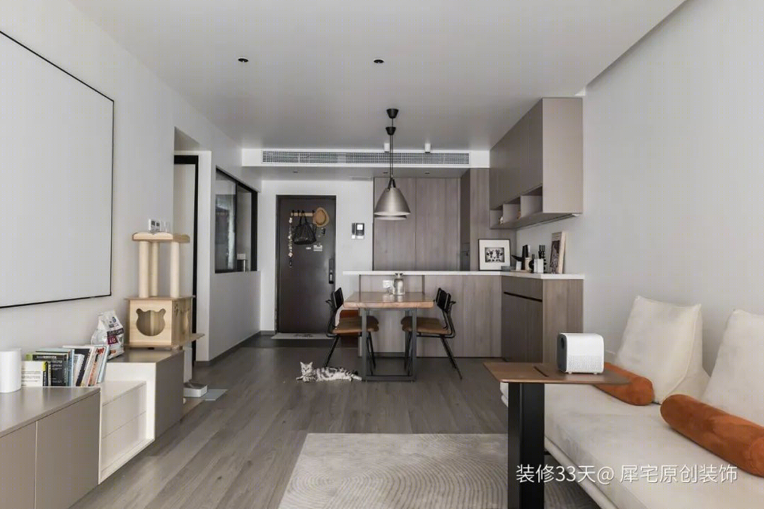 上海浦东现代简约质感三室改造丨中国上海丨犀宅原创装饰（上海）-32