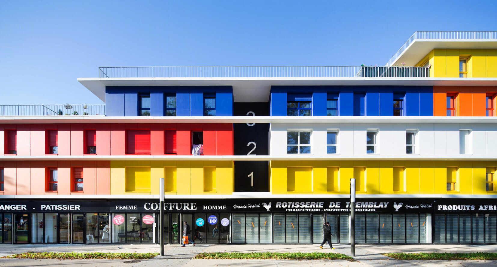 法国 TremblayenFrance 公寓建筑丨B plus C architectes-21