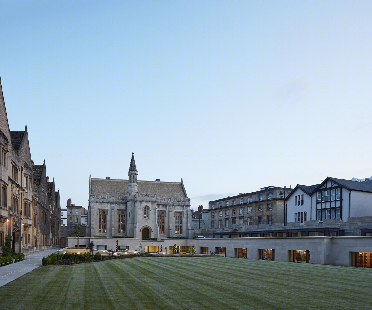 英国牛津大学莫德林学院Longwall图书馆-5