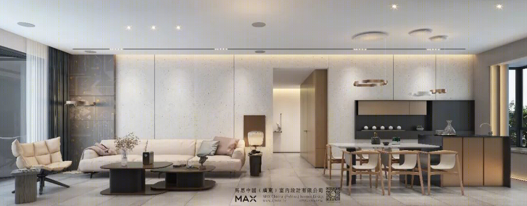 广东马思室内设计 | 219.71m²现代风，感受空间张力与大气-8